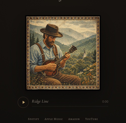 Vinyl player close-up